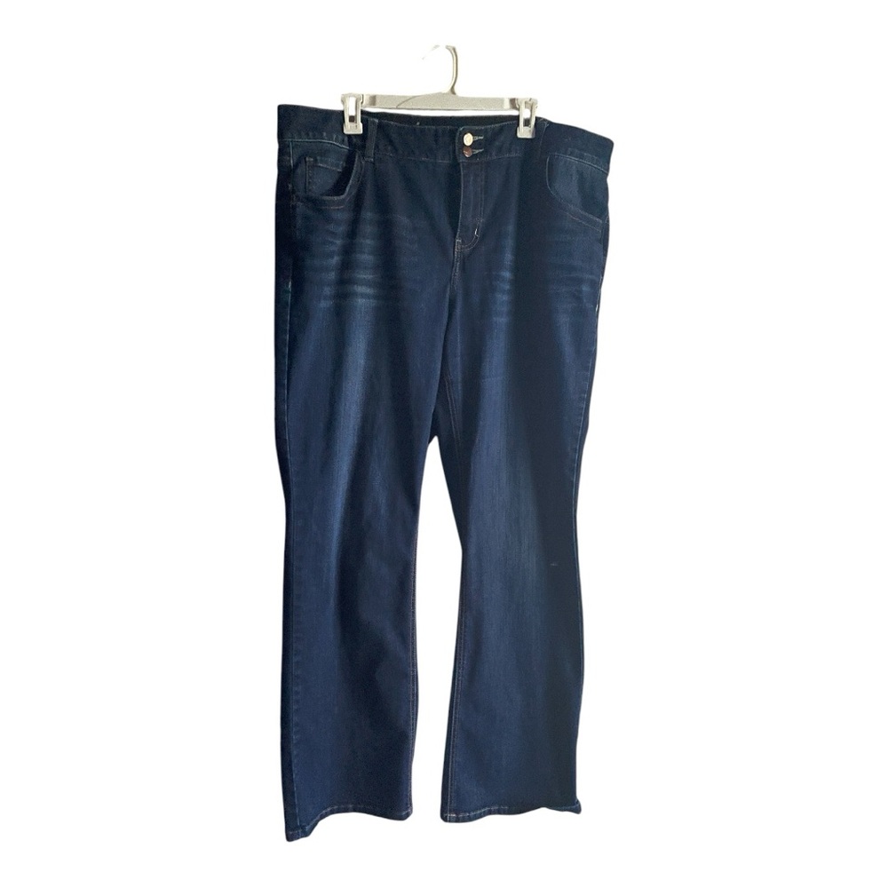 Lane Bryant Women's Boot Cut Jeans - Dark Blue